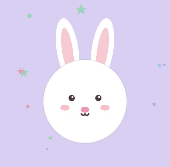 Tpc Illus Face Bunny