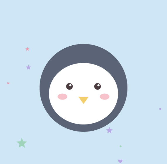 Tpc Illus Face Penguin